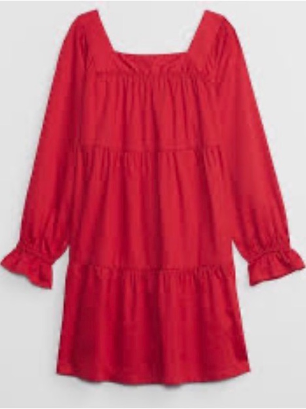 EUC Gap Kids Tiered Square Neck Dress